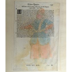 Nicolas de Nicolay "Schiava Mora" xilogravură colorată manual Veneția 1580