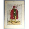 Nicolas de Nicolay "Fante Ragusco, ò Messagiero" xilogravura Veneția, cca. 1580