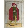 Nicolas de Nicolay "Fante Ragusco, ò Messagiero" xilogravura Veneția, cca. 1580