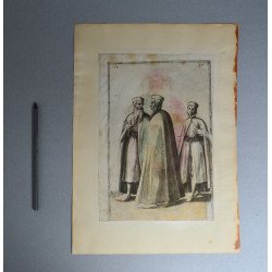 Nicolas de Nicolay "Fante Ragusco, ò Messagiero" xilogravura Veneția, cca. 1580