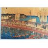 Utagawa Hiroshige "Eitaibashi Fukagawa Shinchi" xilogravura Japonia, cca. 1830–1840