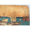 Utagawa Hiroshige "Eitaibashi Fukagawa Shinchi" xilogravura Japonia, cca. 1830–1840