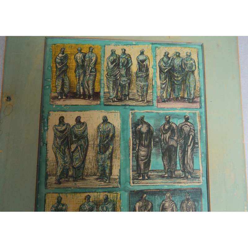 Henry Moore "Studies of Three Standing Figures"...