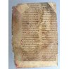 Filă de manuscris slavon – Moldova, sfârșitul sec. XV – începutul sec. XVI