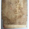 Filă de manuscris slavon – Moldova, sfârșitul sec. XV – începutul sec. XVI