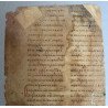 Filă de manuscris slavon – Moldova, sfârșitul sec. XV – începutul sec. XVI
