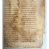 Filă de manuscris slavon – Moldova, sfârșitul sec. XV – începutul sec. XVI
