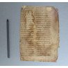 Filă de manuscris slavon – Moldova, sfârșitul sec. XV – începutul sec. XVI