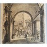 Dionigi Valesi după Francesco Guardi "Marco Corner Senatore" gravura cca 1770–1777