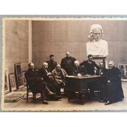 Fotografie originala W. Wiess 1940 – Juriul Salonului Oficial – Steriadi, Verona, Ressu, Medrea, Jalea, Bunescu, Dărăscu