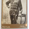 Generalul Eremia Grigorescu – fotografie originală cu dedicație autografă, Atelier Heitler Craiova, 1909