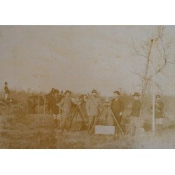 Fotografie originală pe hârtie albuminată sau gelatinobromură timpurie, Segarcea (județul Dolj) 1901