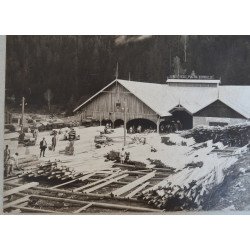 Fotografie originală reprezentând Ferăstrăul Piatra Corbului, România cca. 1920–1940