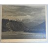 Fotografie artistică originală – Southern Alps – peisaj montan cu semnătură autografă a fotografului, cca. 1925–1945