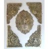 Ferecătură Evanghelie alamă argintată, spațiul românesc, cca 1800–1840