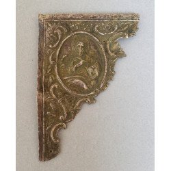 Ferecătură Evanghelie alamă argintată, spațiul românesc, cca 1800–1840