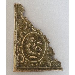 Ferecătură Evanghelie alamă argintată, spațiul românesc, cca 1800–1840
