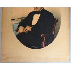 Portrait of a gentleman, mixed media (tempera and... 2