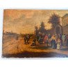 Scenă rurală scoală flamandă sau olandeză ulei pe panou de lemn cca. 1800–1835)