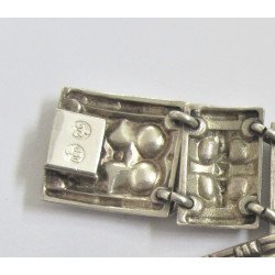 Silver bracelet marked David Andersen 2