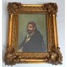Jan Baptist Huysmans "Portretul lui Ben Mohammed" ulei pe carton Paris 1891