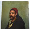 Jan Baptist Huysmans "Portretul lui Ben Mohammed" ulei pe carton Paris 1891