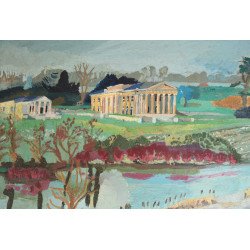Richard Head "The Grange at Northington, Alresford" ulei pe placaj 1984