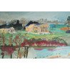 Richard Head "The Grange at Northington, Alresford" ulei pe placaj 1984