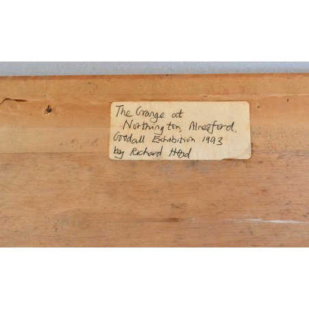 Richard Head "The Grange at Northington, Alresford" ulei pe placaj 1984
