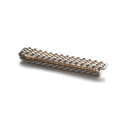 Braided-design tie pin