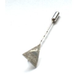 Silver hat pin or tie pin 2